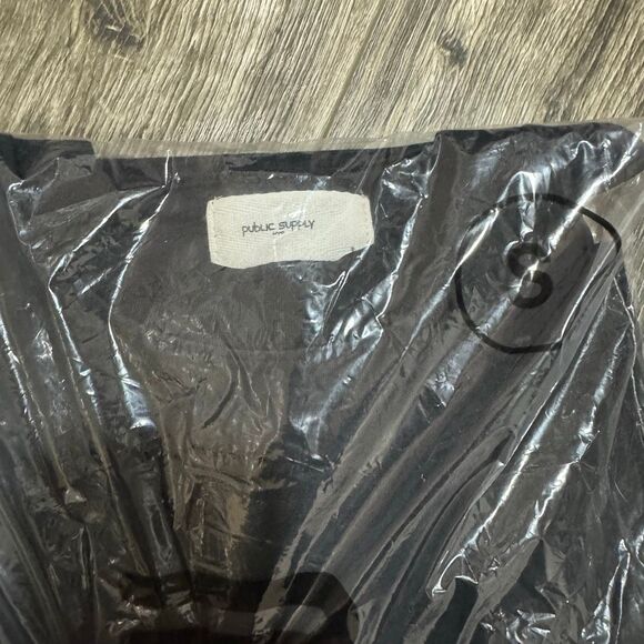 Public Supply Men’s Oversized Fit Tee Black - Picture 3 of 5